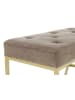 Kayoom Sitzbank Cameron in taupe - gold