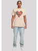 F4NT4STIC T-Shirt I love you 01001001 Binary Code Herz  Valentinstag in sand