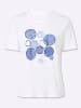 Sieh an! Kurzarmshirt in weiß-marine
