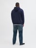 JACK & JONES PLUS Kapuzenpullover in Sky Captain