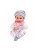 Wisam® Babypuppe mit Fütterungszubehör, Lätzchen, Mütze, 28 cm