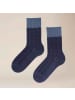 Kunert Socken Winter Plait weich in gentian blue
