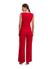 Vera Mont Jumpsuit mit weitem Bein in Red Rose