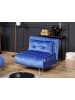 Beliani 2-tlg Einzelsofa VESTFOLD in Blau/Gold