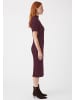 Organication Midikleid "WOR22404" in Dark Wine