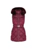 faina Women Vest in burgundy