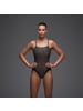 Funkita Leather Skin einteiler Schwimmanzug chlorbeständig und schnelltrocknend in schwarz