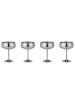 Butlers Butlers Champagnerschale MANHATTAN LOUNGE 4-Set in Silber