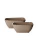 2er Set Servierschalen Casa in Grau ø 22 cm