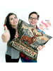 Mr. & Mrs. Panda Dekokissen 40x40 Hirsch rustikal Design mit Spruch in Weiß