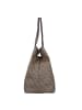Guess Victtoria Shopper Tasche 40 cm in latte logo-brown