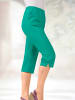 Sieh an! Capri-Hose in smaragdgrün