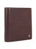 Esquire Toscana Geldbörse RFID Schutz Leder 12 cm coffee