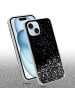 cadorabo Hülle für Apple iPhone 15 PLUS Glitter in Schwarz mit Glitter