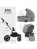 Hauck 3in1 Kinderwagen-Set Vision X Trio Set in grau