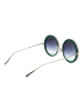 Ana Hickmann Frauen Sonnenbrille Rund Grün