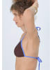 LSCN BY LASCANA Triangel-Bikini in brown-blue