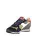 Diadora Grüne Leder-Sneaker
