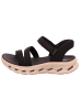 Skechers Sandale Go Walk Glide Step 2.0 in black/white