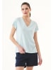 Organication T-Shirt "WOR15218" in Blassblau