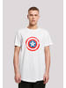 F4NT4STIC T-Shirt Marvel Captain America Civil War Schild in weiß