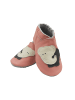 Bemesu Baby Krabbelschuhe aus Leder, weiche Lauflernschuhe mit rutschfester Sohle 