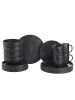 Butlers Geschirr-Set CASA NOVA 16-tlg. in Schwarz
