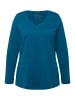 Ulla Popken Shirt in ozean blau