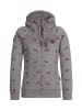 naketano Sweat Kapuzenjacke Brazzo Dark Grey Melange (Small Horses)