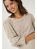 Kaffe Langarm-Bluse KAtio Regular fit in Feather Gray
