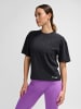 Hummel T-Shirt Hmlmt Ultra Damen in BLACK MELANGE