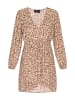 faina Women Dress in beige multicolor