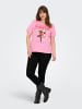 ONLY Carmakoma T-shirt in Sachet Pink