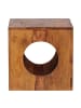 KADIMA DESIGN Beistelltisch MUMBAI Massivholz 35x35x35 cm Cube