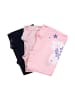 TupTam Unisex Baby Langarmshirt mit Spruch Aufdruck 3er Set in rosa-kombi