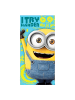 Minions Strand-/Badetuch Minions - (L) 140 cm x (B) 70 cm in Hellblau