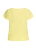Betty Barclay Strukturshirt mit U-Boot-Ausschnitt in Gelb