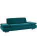 58 aufm Kessel SOFA 2,5-Sitzer Kaye Bezug Veloursstoff Metallfuß verchromt / petrol