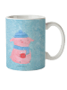 Mr. & Mrs. Panda Kindertasse Schweinchen Glühwein ohne Spruch in Eisblau
