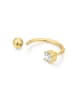 Glanzstücke München Piercing aus Sterling Silber mit Zirkonia in gelbgold