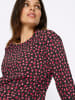 Sieh an! 3/4-Arm-Shirt in schwarz-pink-bedruckt