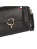 Florence Florence Handtasche Leder schwarz ca. 26cm