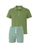 Gassa d’Amante Badeshorts & Polo-Shirt (2tlg. Set) Vieste in Grün-Grün
