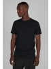 Matinique T-shirt MAJermane Gerade Passform in BLACK/M. GREY/OLIVE