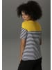 Aniston CASUAL T-Shirt in schwarz-weiß-mais