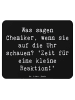 Mr. & Mrs. Panda Maus Pad Spruch Chemiker Reaktion mit Spruch in Schwarz