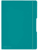 Herlitz Notizheft Flex PP A4 liniert/kariert Caribbean Turquoise 2x40 Blatt