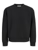 JACK & JONES Junior Scuba Sweatshirt Rundhals Loose Fit Jcolegacy in black