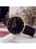 Victoria Hyde London Uhr Southfields Modern in Schwarz/Gold - (D)38mm