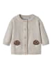 name it Strickjacke in Peyote Melange1